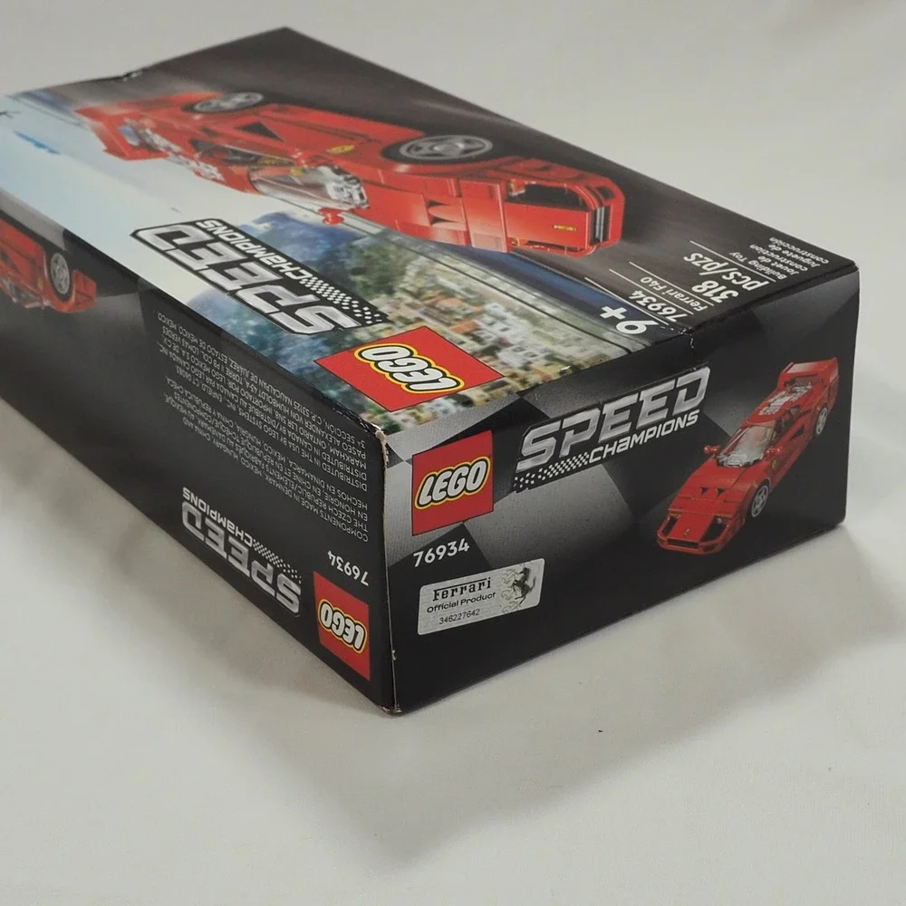 LEGO 76934 Speed Champions Ferrari F40 Supercar 318 pcs Race Car Sealed Unopened